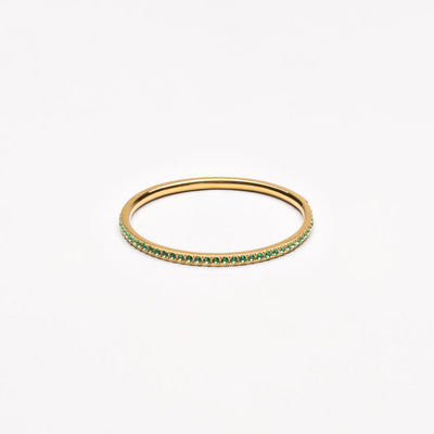 18K Gold Plated Auroras Rainbow Zircon Ring