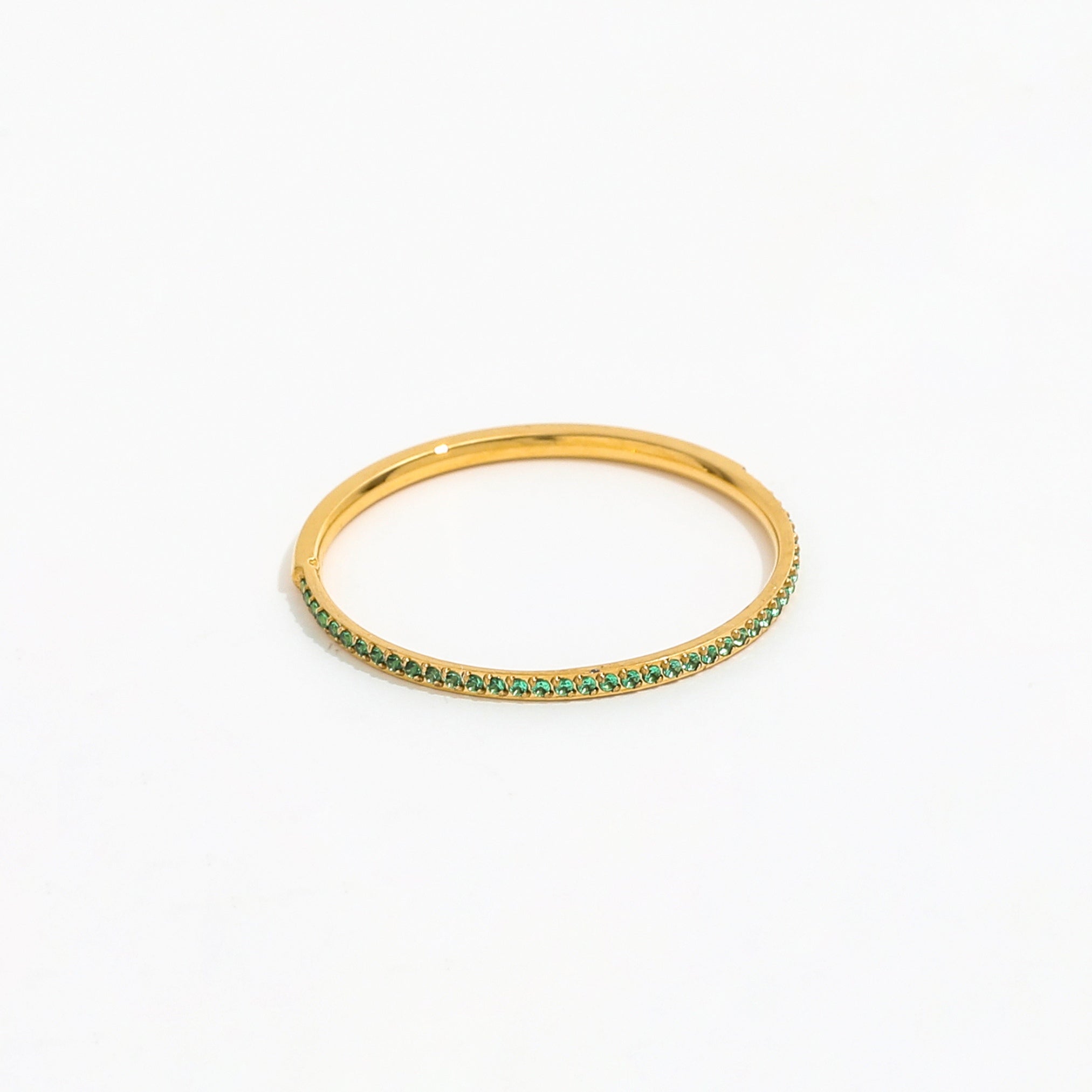 18K Gold Plated Auroras Rainbow Zircon Ring