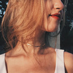 Seraphina Herringbone Chain Necklace