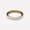 18K Gold Plated Halo White Zircon Ring