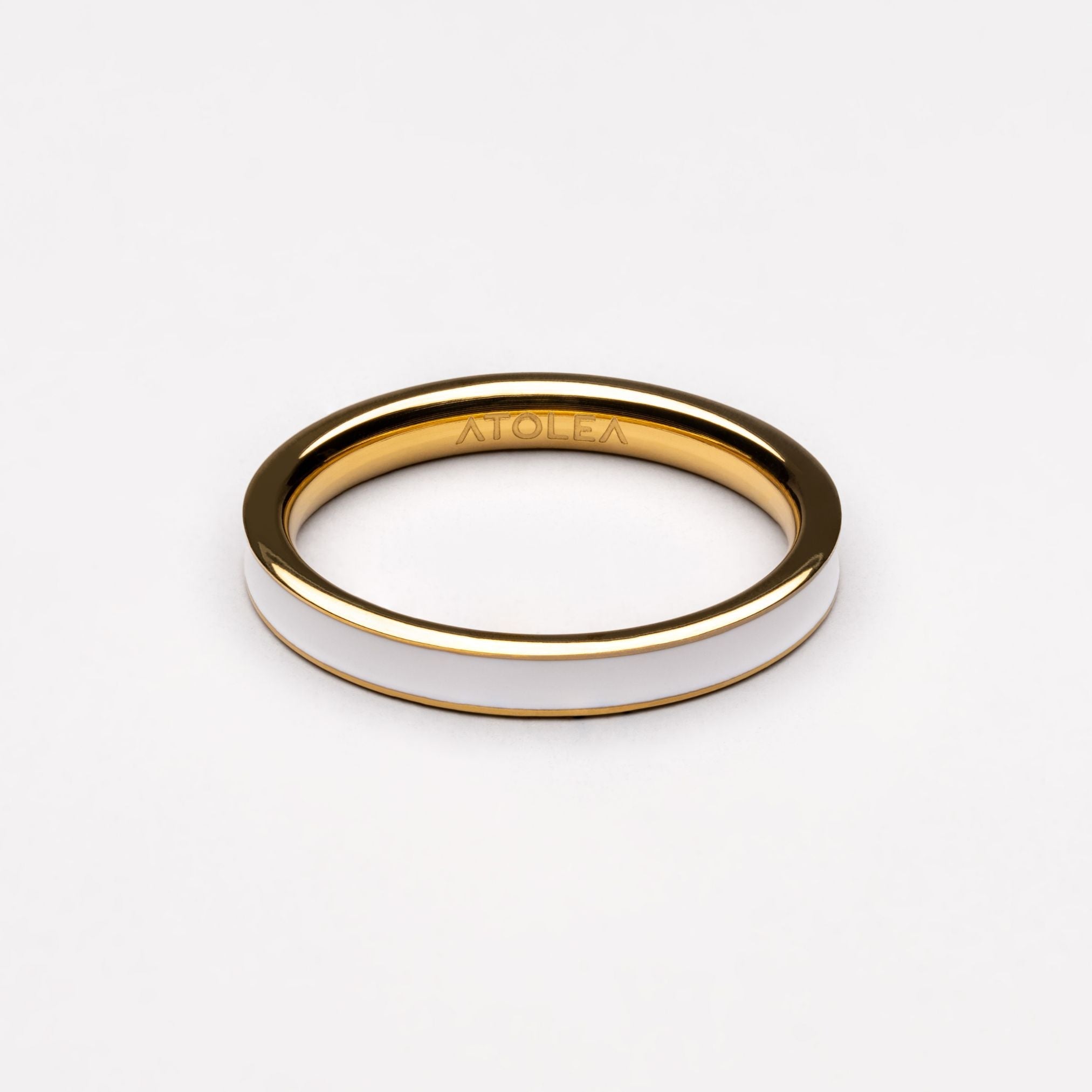 18K Gold Plated Halo White Zircon Ring