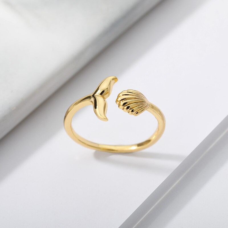 18K Gold Plated Island Turquoise Stone Ring