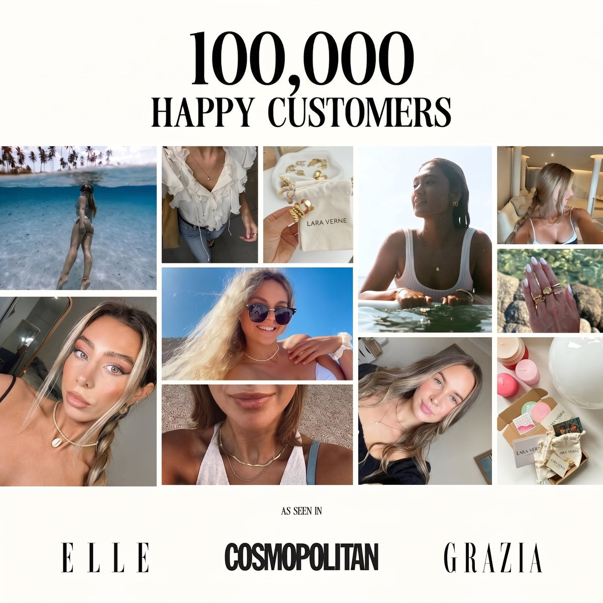 100,000 happy Lara Verne customers