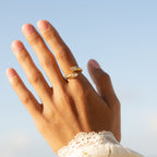 18K Gold Plated Dainty Stackable Ring