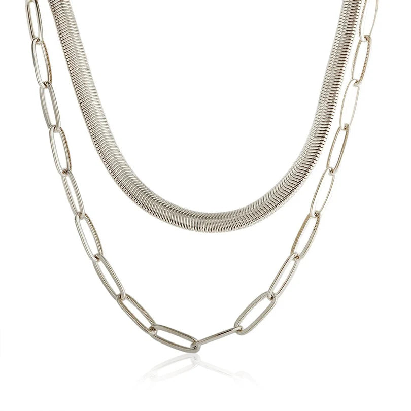 Antonela Necklace Set Gold Plated 18K