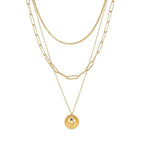 Cleopatra Necklace Set Gold Plated 18K