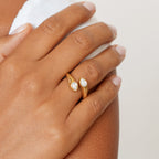 18K Gold Plated Dainty Stackable Ring