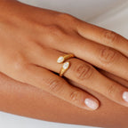 18K Gold Plated Dainty Stackable Ring
