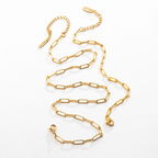 Paperclip Necklace & Bracelet Bundle by Lara Verne