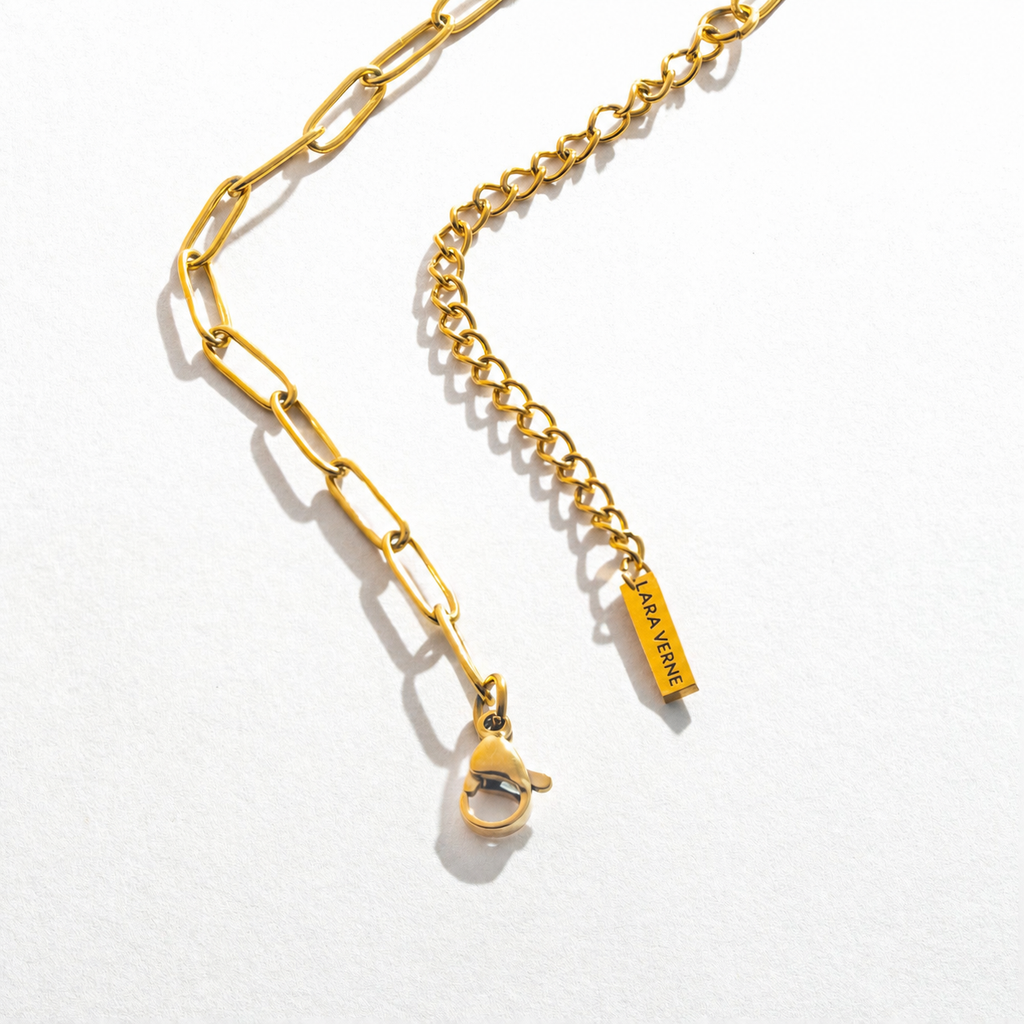 Paperclip Necklace & Bracelet Bundle by Lara Verne