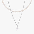 Silver Freshwater Pearl Choker & Baroque Pendant Bundle Set
