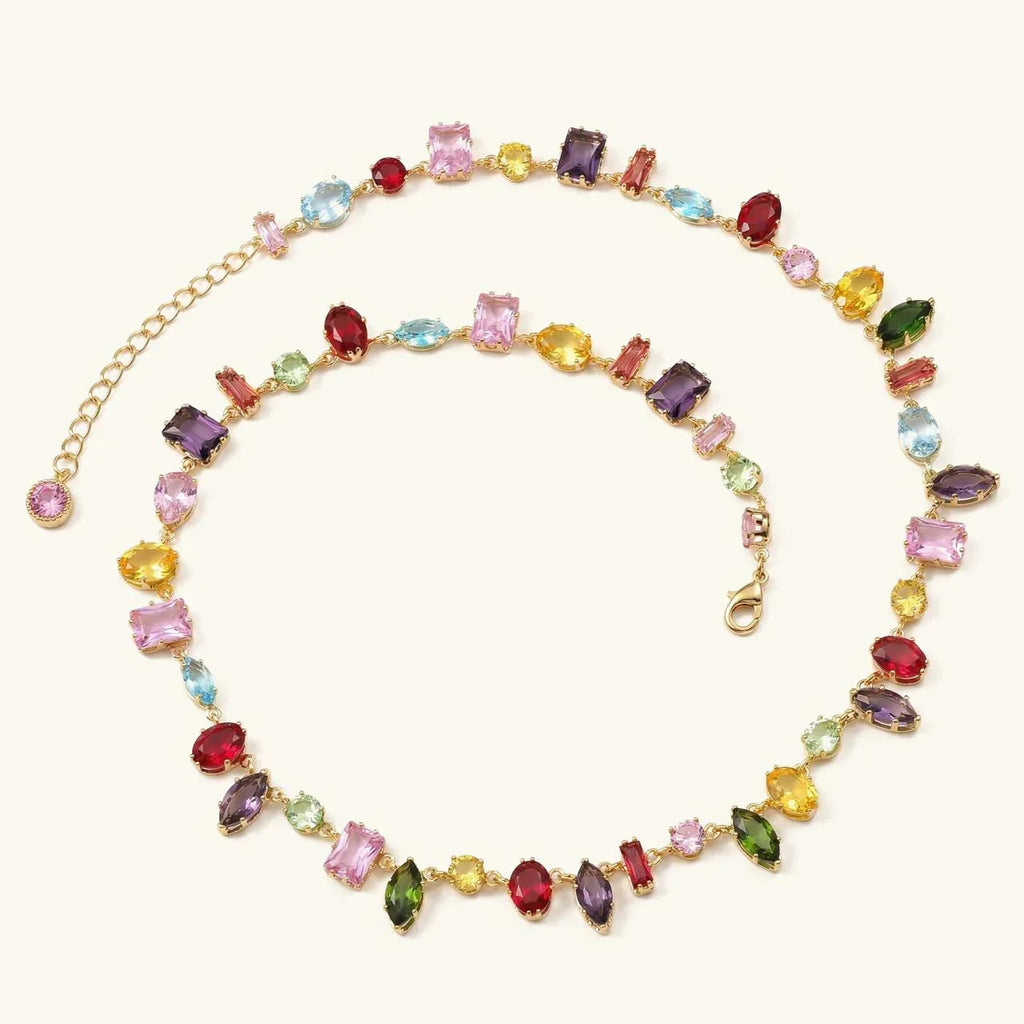 Evangeline Gemstone Pendant Necklace