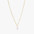 18K Gold Plated Baroque Freshwater Pearl Pendant Necklace