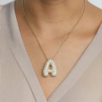 Genevieve Bubble Initial Necklace