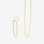 Rope Chain Necklace & Bracelet Bundle by Lara Verne