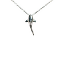 18K Gold Plated Shark Pendant Necklace Waterproof