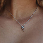 18K Gold Plated Shark Pendant Necklace Waterproof