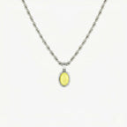18K Gold Plated Green Aventurine Pendant Necklace