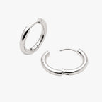 18K Gold Plated Classic Hoop Earrings 3 Sizes