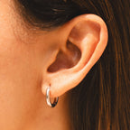 18K Gold Plated Classic Hoop Earrings 3 Sizes