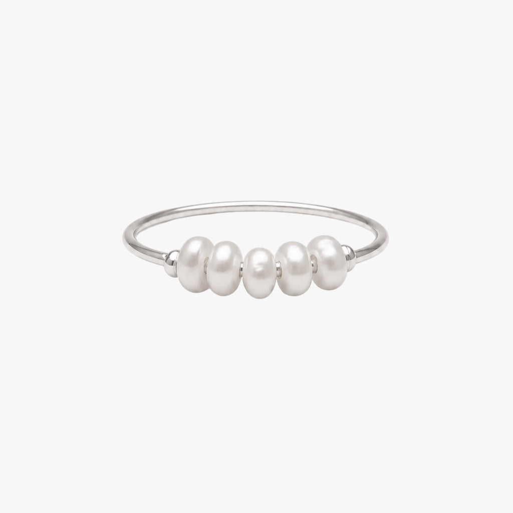 18K Gold Plated Mini Freshwater Pearl Ring 3 Colors