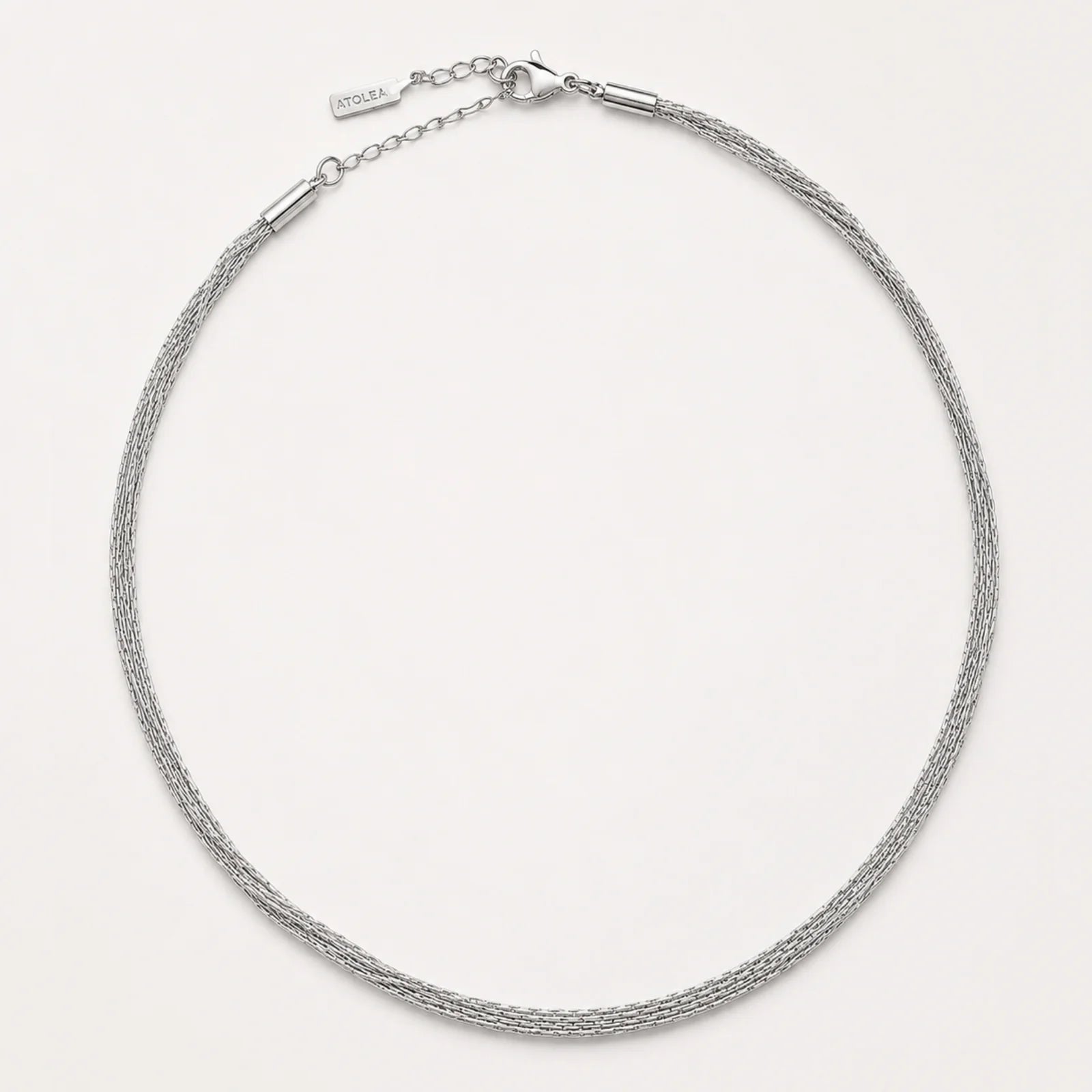 18K Gold Plated Four Layer Dainty Chain Choker Necklace Waterproof