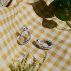 18K Gold Plated Snake Hoop Earrings
