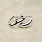 18K Gold Plated Double Trouble Stacking Ring Set of 2