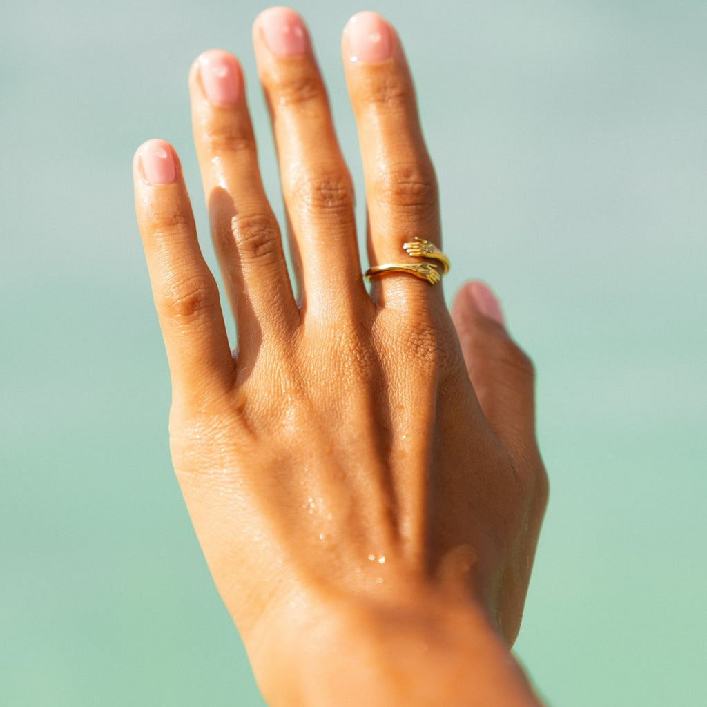 18K Gold Plated Minimalist Band Ring