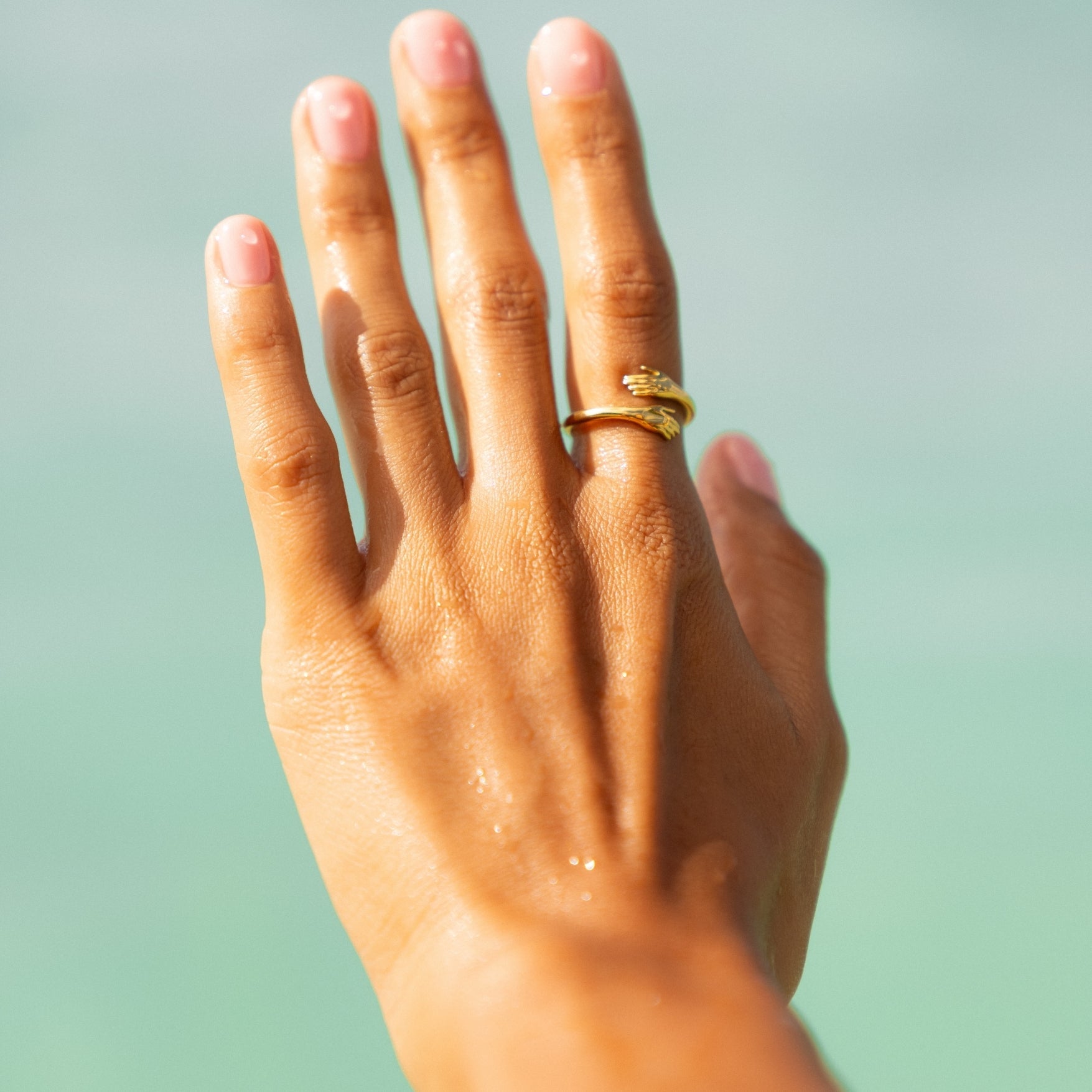 18K Gold Plated Minimalist Band Ring