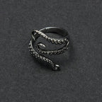 18K Gold Plated Octopus Tentacle Adjustable Ring