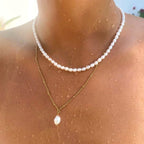 Freshwater Pearl Choker & Baroque Pendant Bundle Set