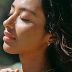18K Gold Plated Bold Chunky Huggie Hoop Earrings