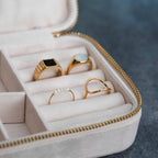 18K Gold Plated Mini Freshwater Pearl Ring 3 Colors