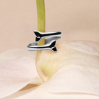18K Gold Plated Whale Tail Ring by Lara Verne
