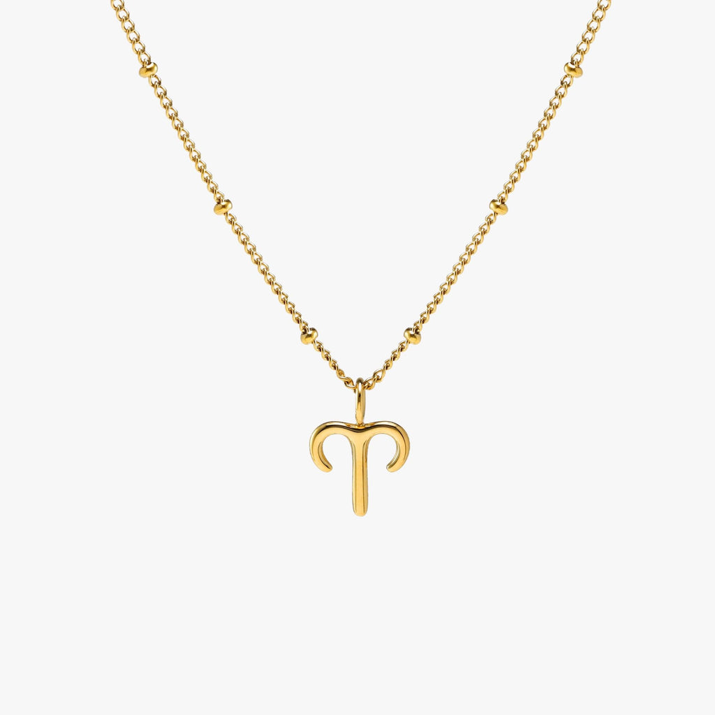 18K Gold Plated Zodiac Constellation Pendant Necklace