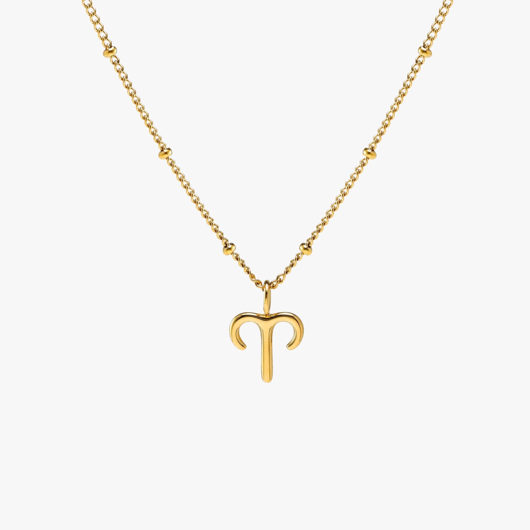 18K Gold Plated Zodiac Constellation Pendant Necklace